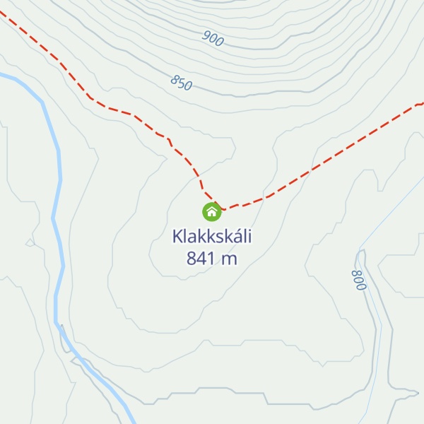 Map of Klakkskáli