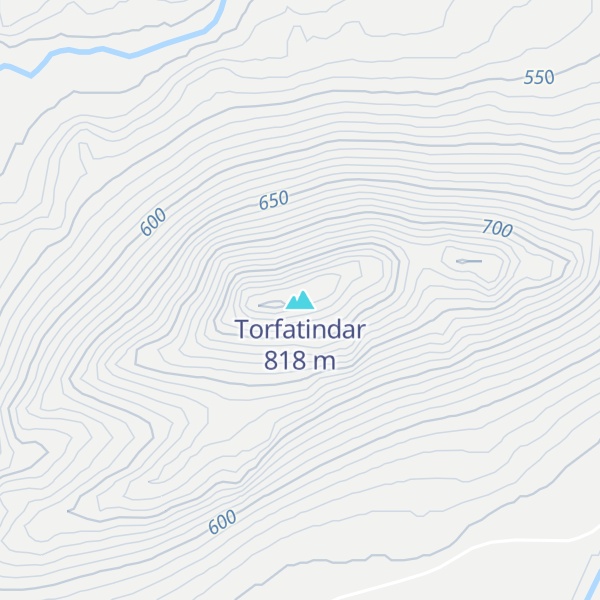 Map of Torfatindar