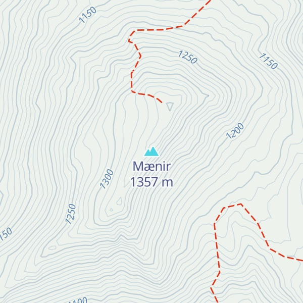 Map of Mænir
