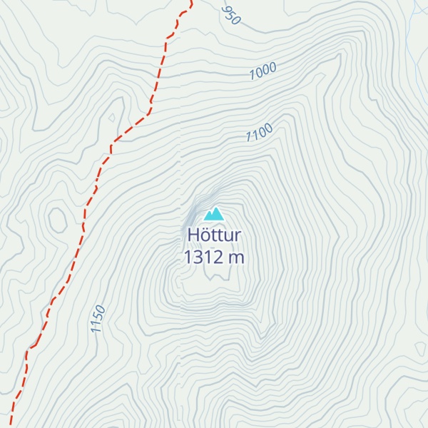Map of Höttur