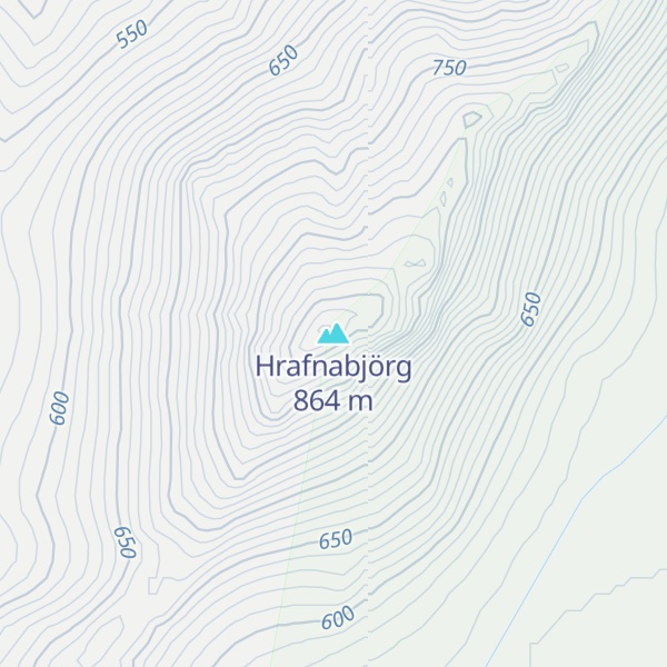 Map of Hrafnabjörg