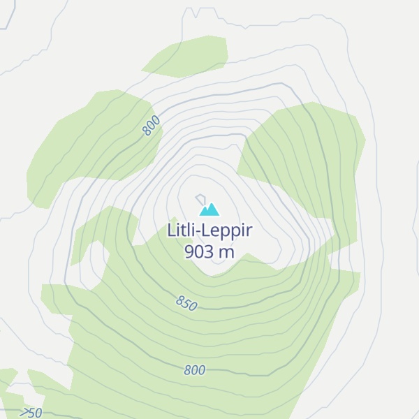 Map of Litli-Leppir