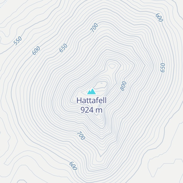 Map of Hattafell