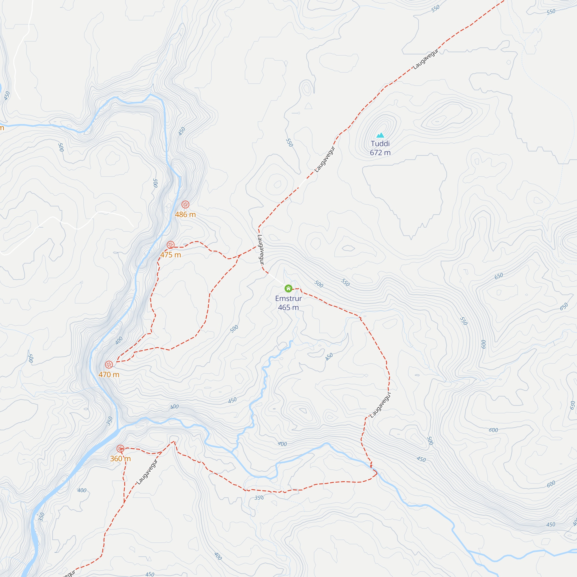 Emstrur map