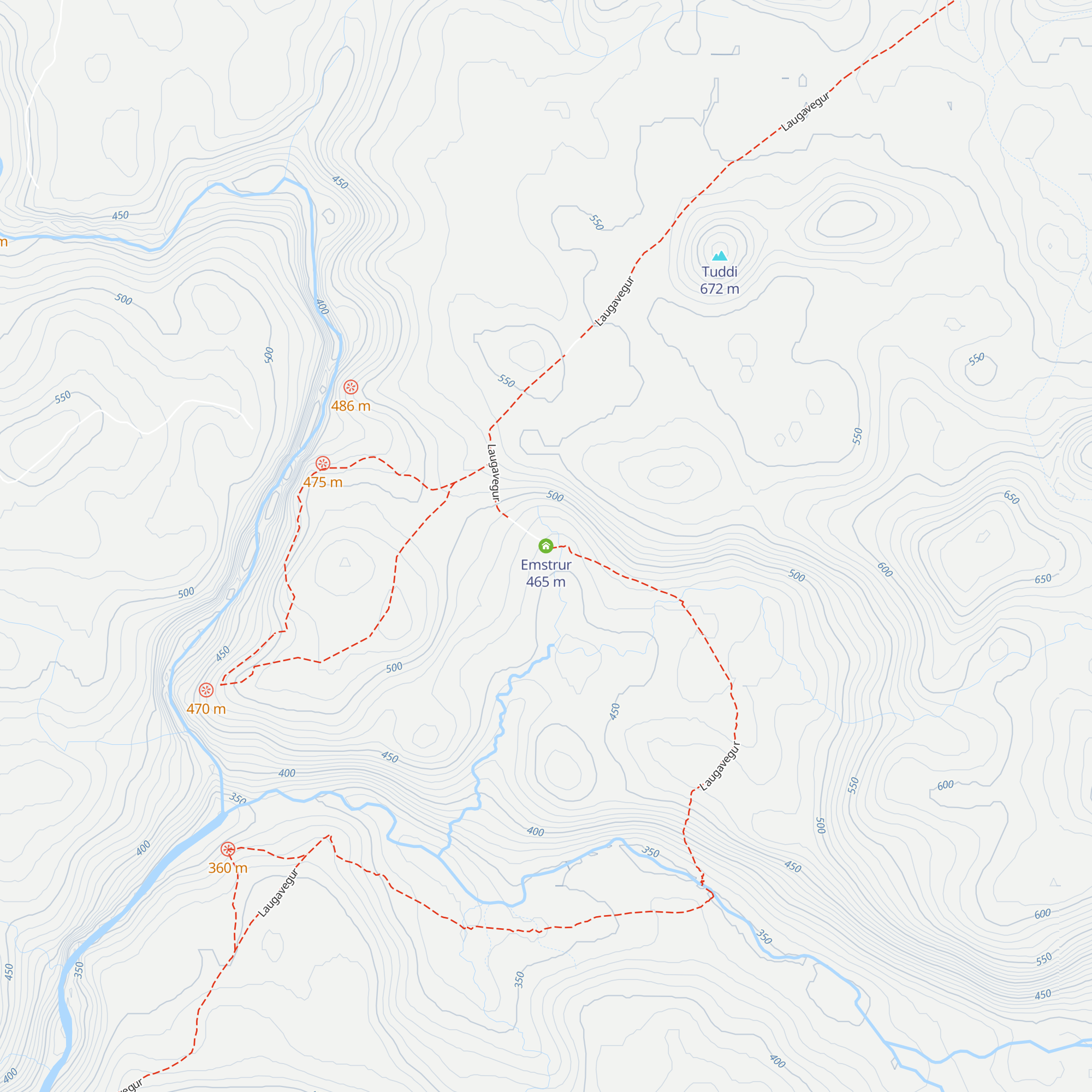 Emstrur map