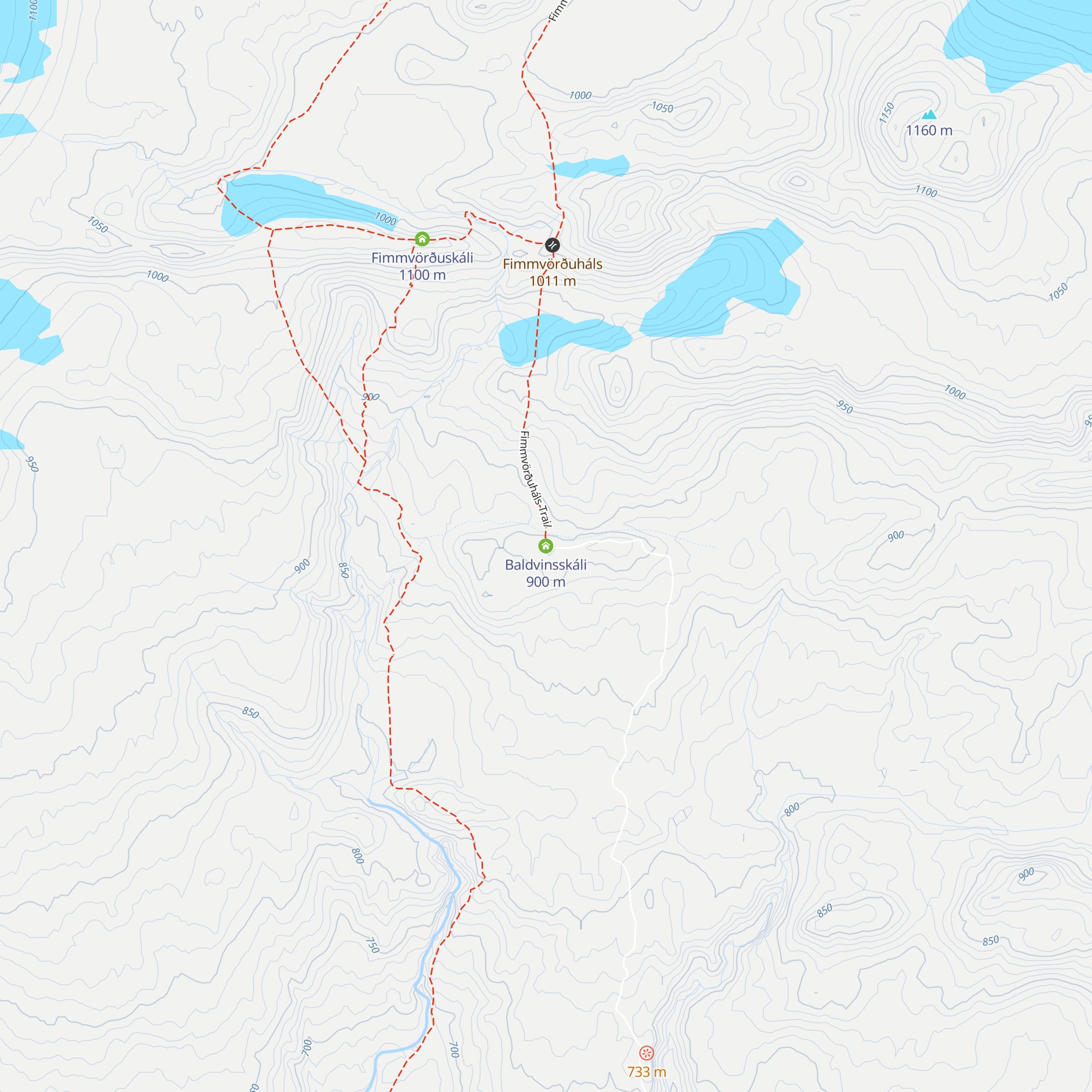 Baldvinsskáli map