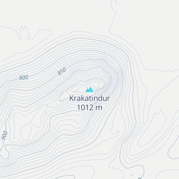 Map of Krakatindur