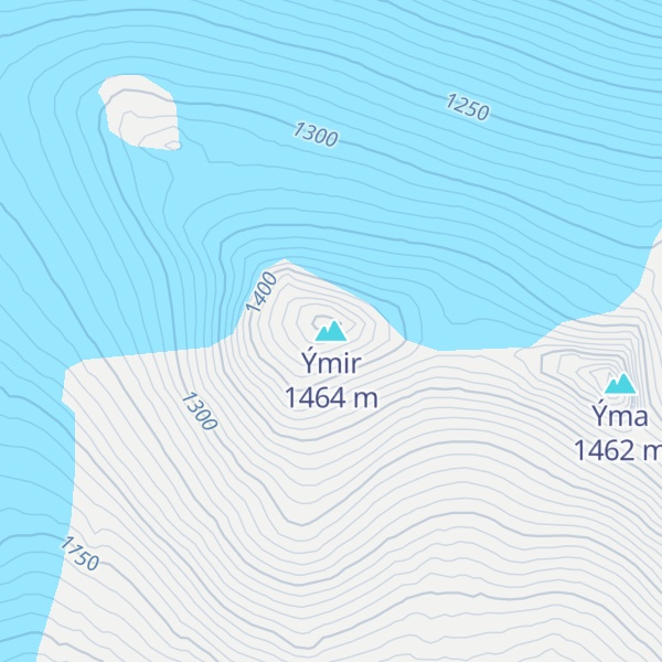 Map of Ýmir