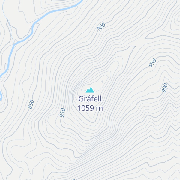 Map of Gráfell