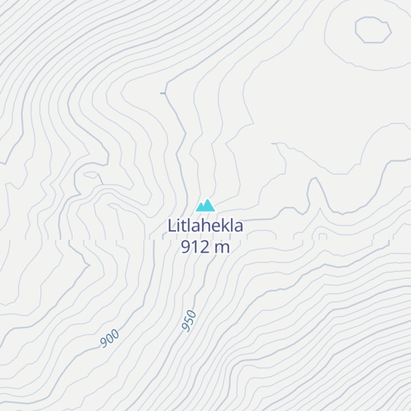 Map of Litlahekla
