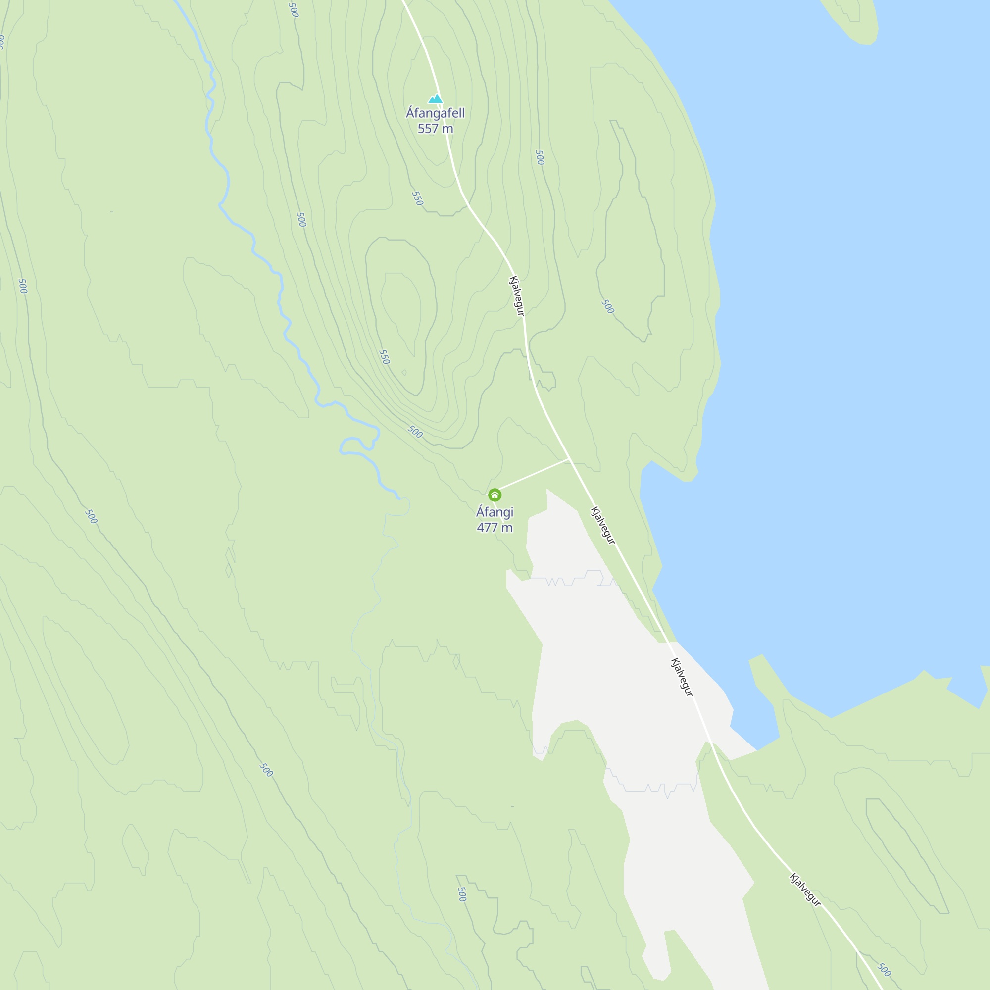 Áfangi map