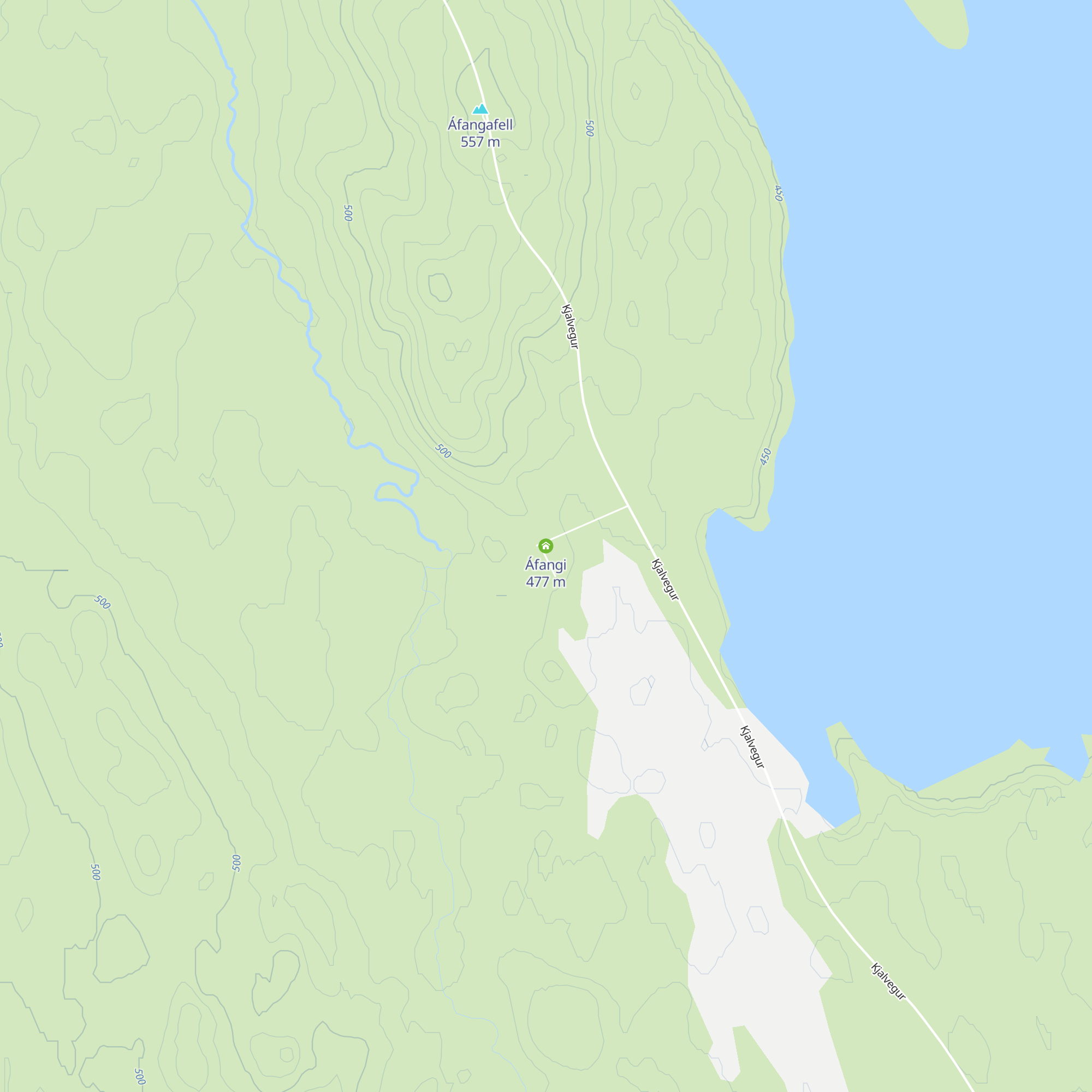 Áfangi map