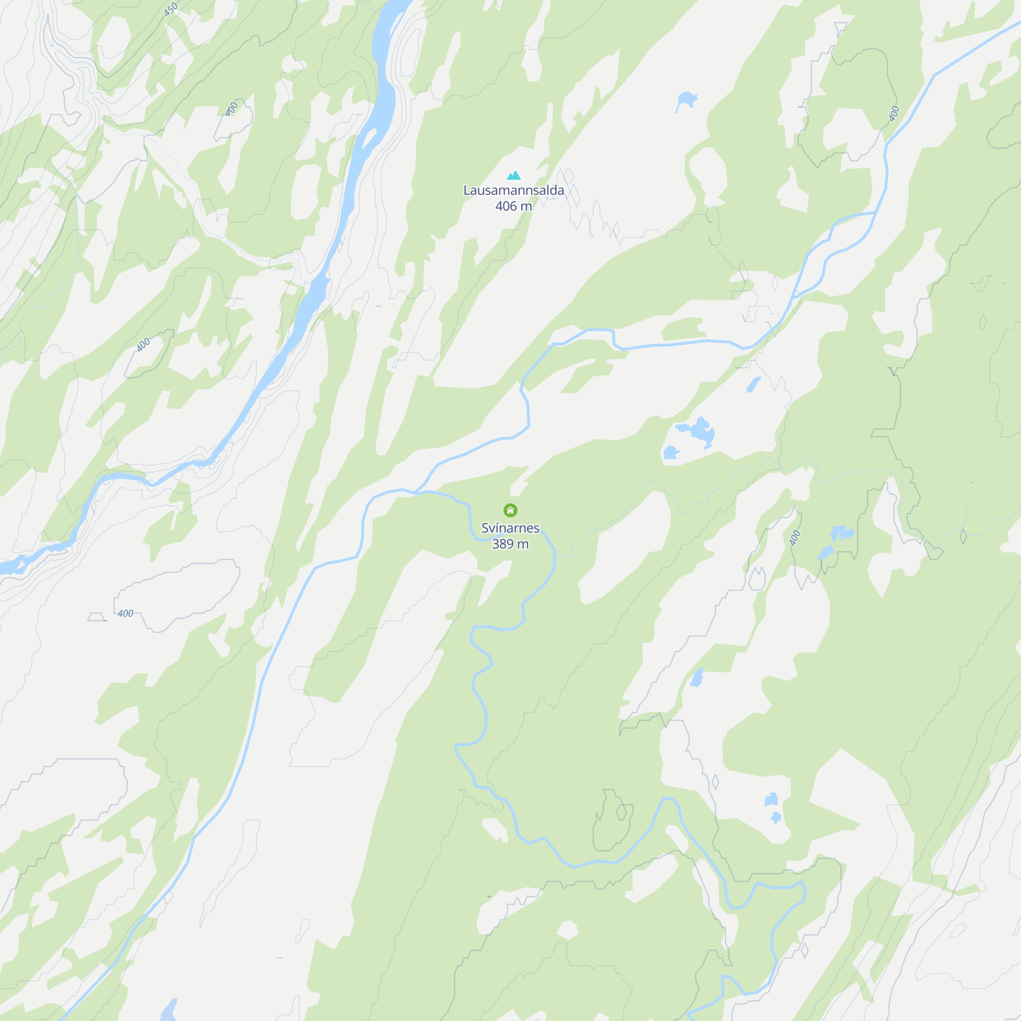 Svínarnes map