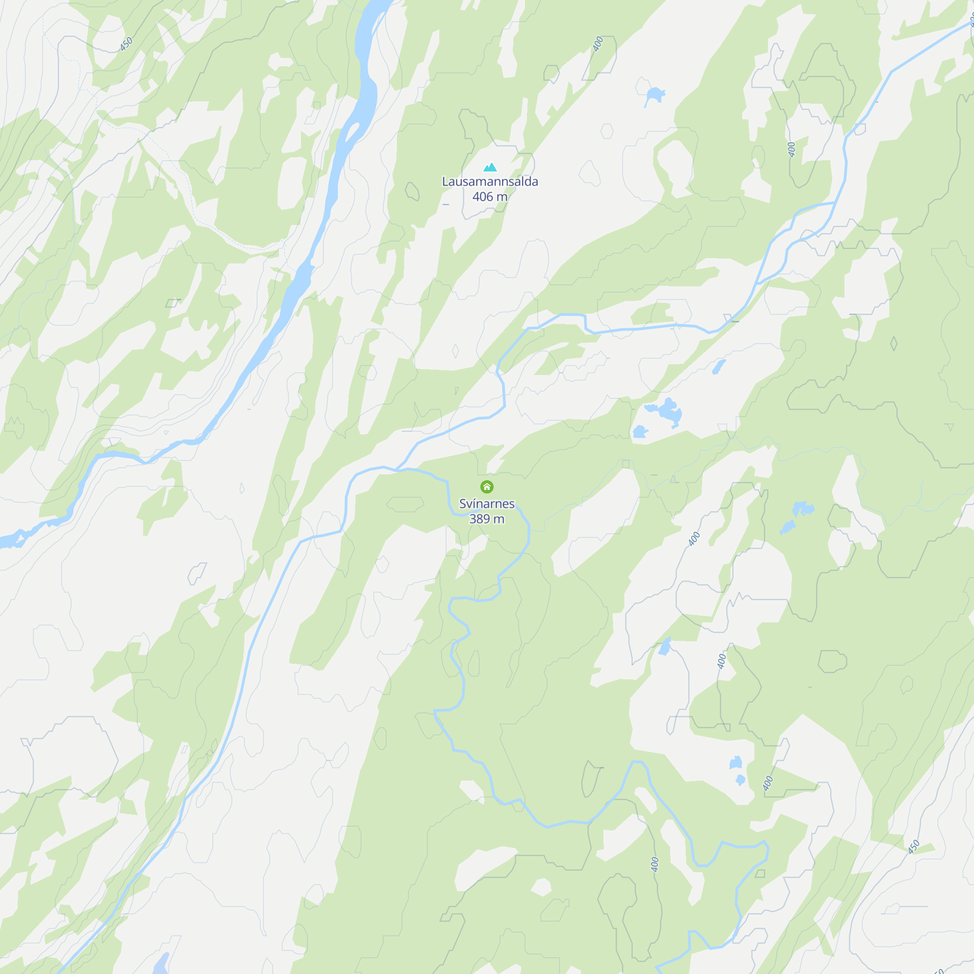 Svínarnes map