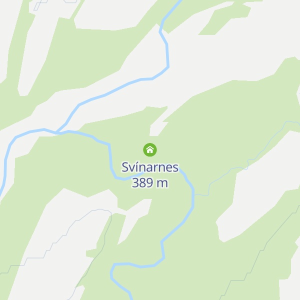Map of Svínarnes