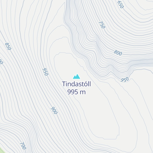 Map of Tindastóll