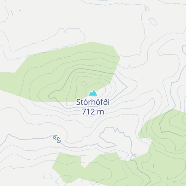 Map of Stórhöfði