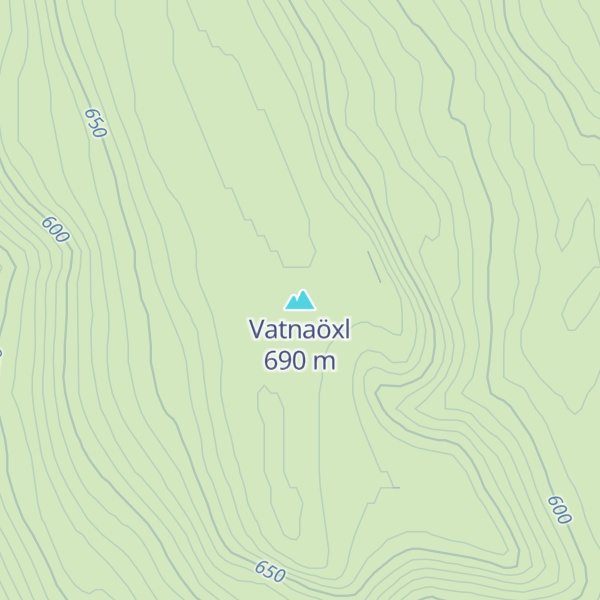 Map of Vatnaöxl