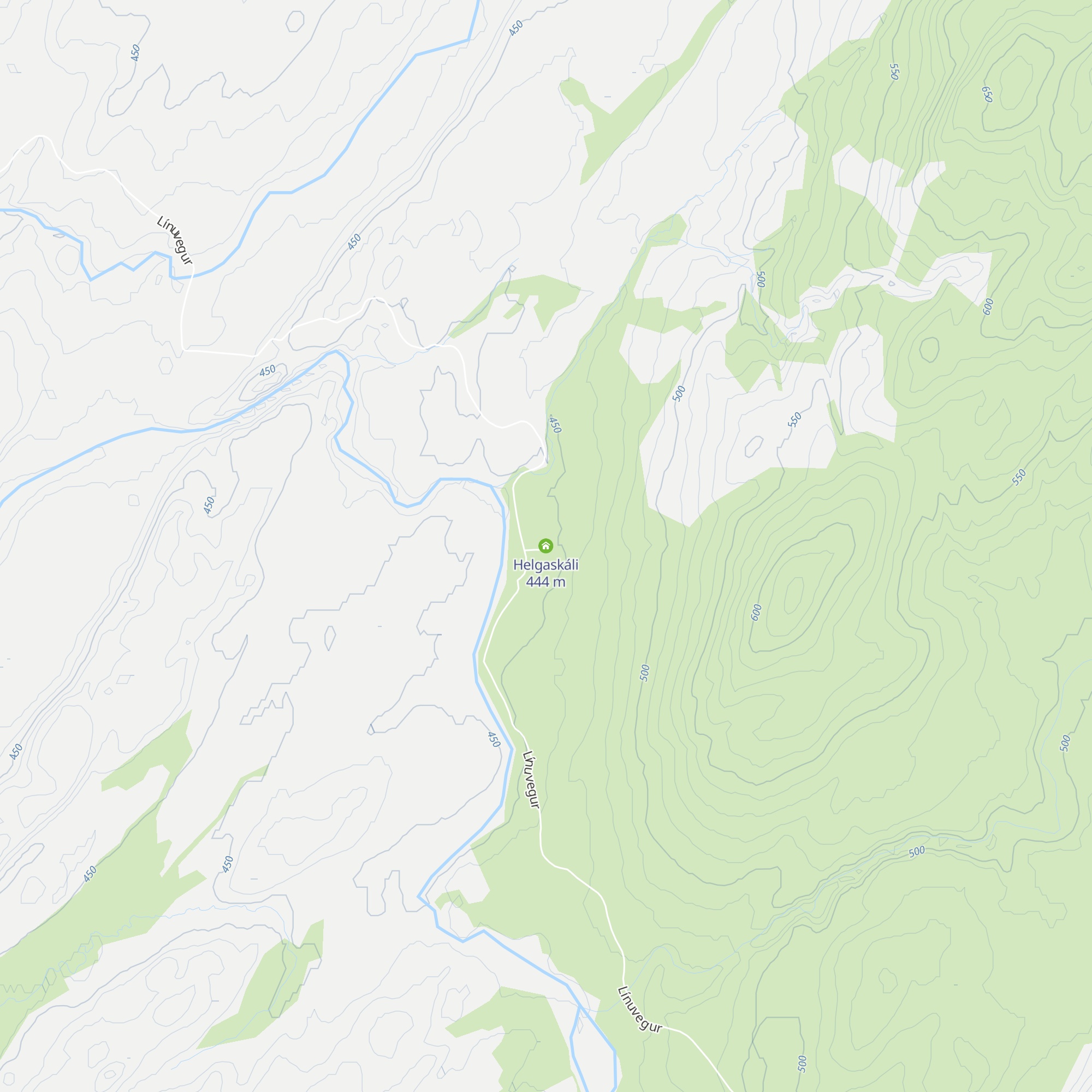 Helgaskáli map