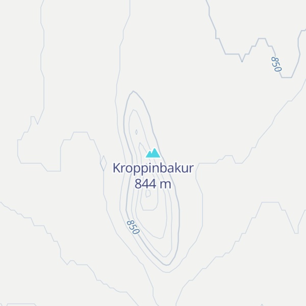 Map of Kroppinbakur