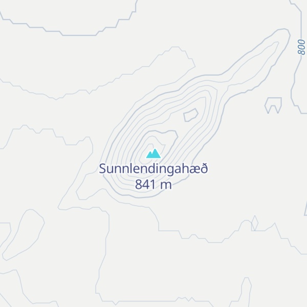 Map of Sunnlendingahæð