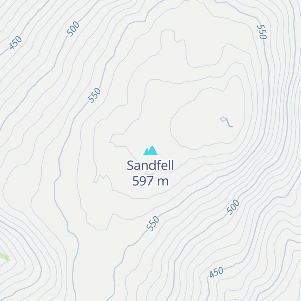 Map of Sandfell