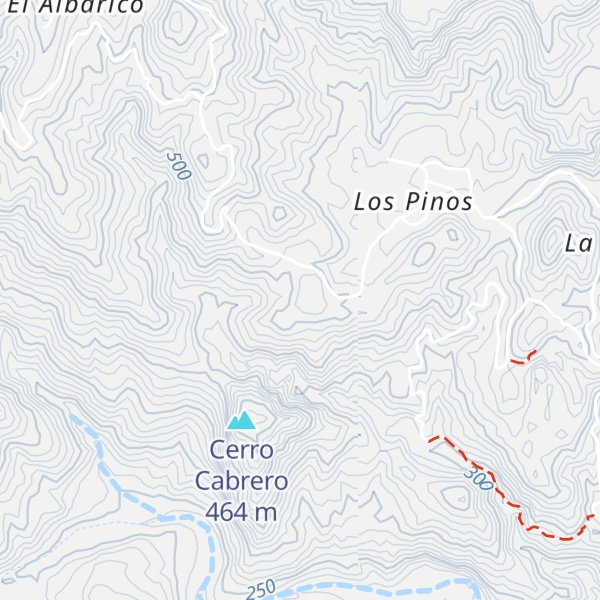 Map of Loma del Cerro Cabrero