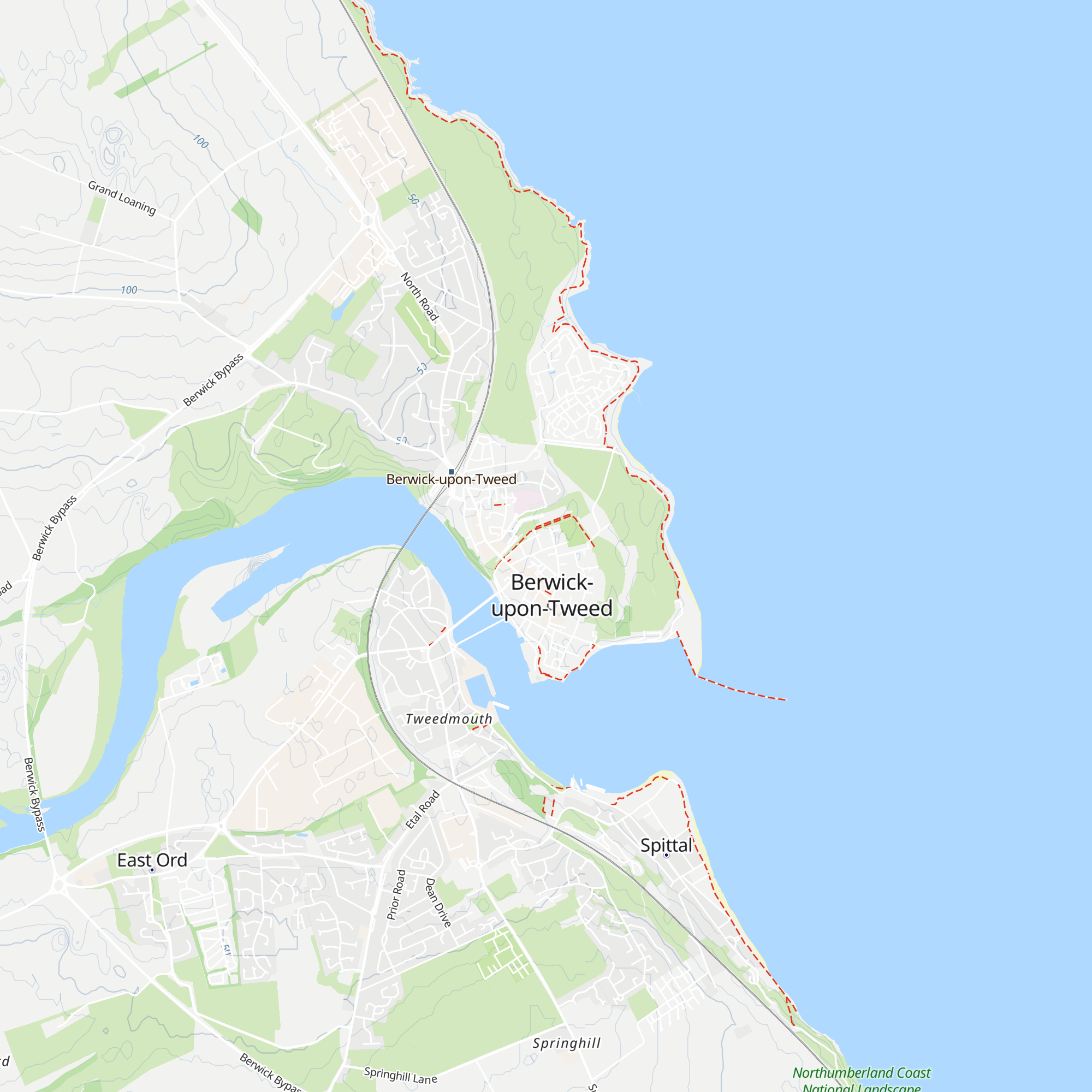 Berwick Visitor Centre map