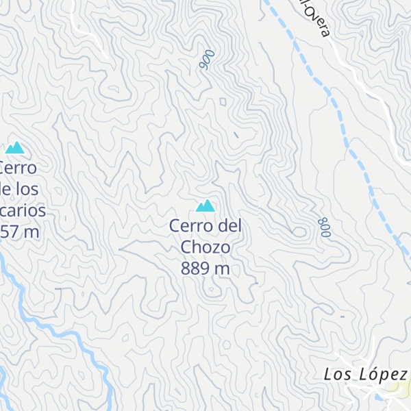 Map of Cerro del Chozo