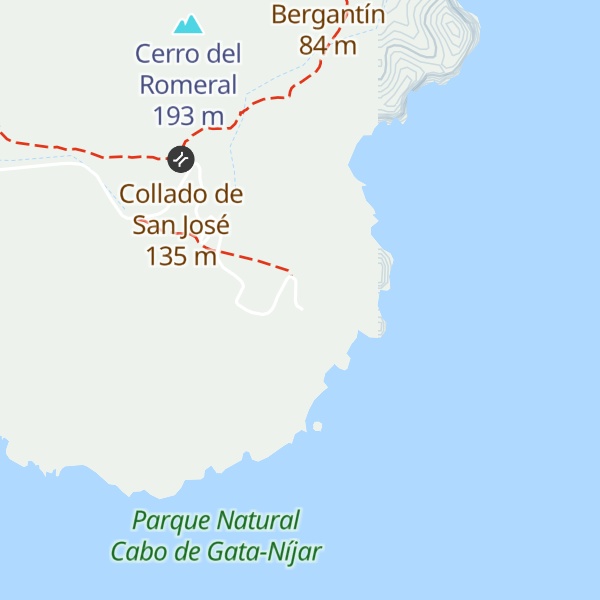Map of Cerro de los Lobos