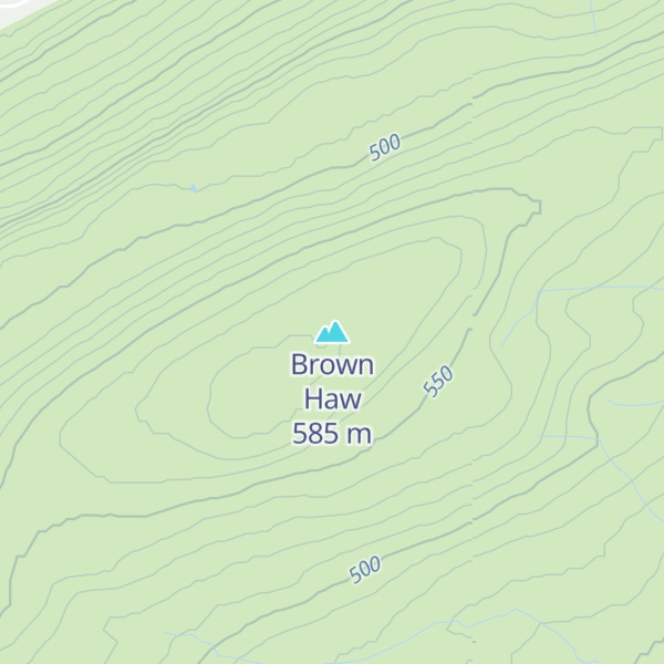 Map of Brown Haw