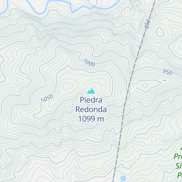 Map of Piedra Redonda