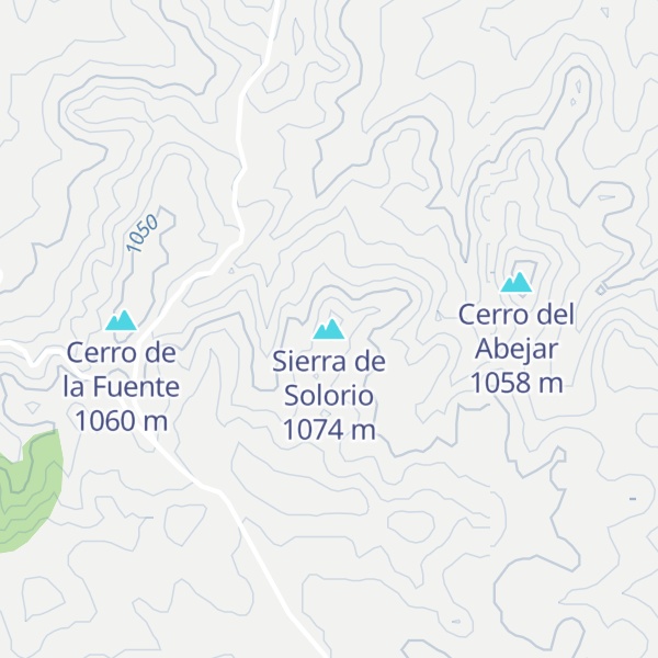 Map of Sierra de Solorio