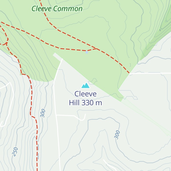 Map of Cleeve Hill