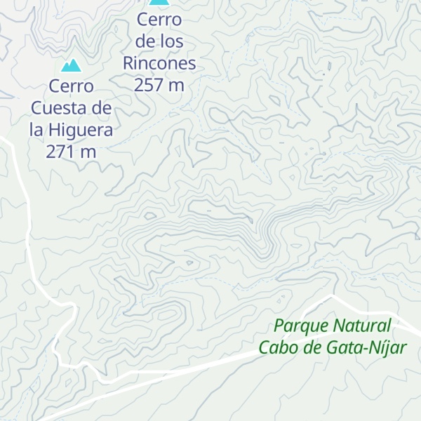 Map of Cerro del Caballón