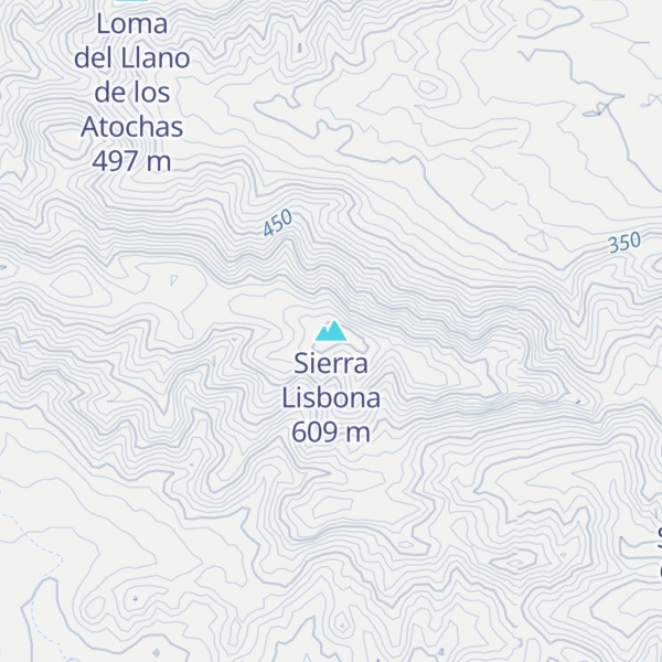 Map of Sierra Lisbona