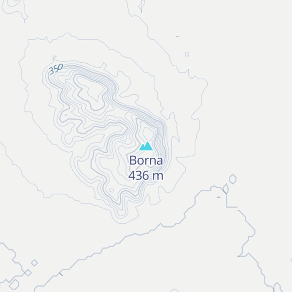 Map of Borna