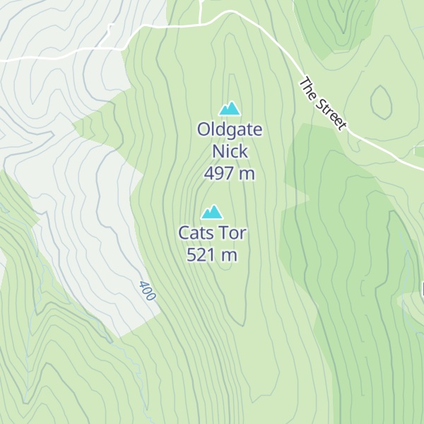 Map of Cats Tor
