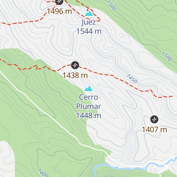 Map of Cerro Plumar