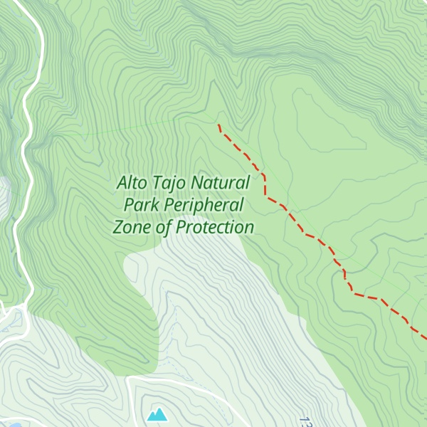 Map of Cerro de Santa María