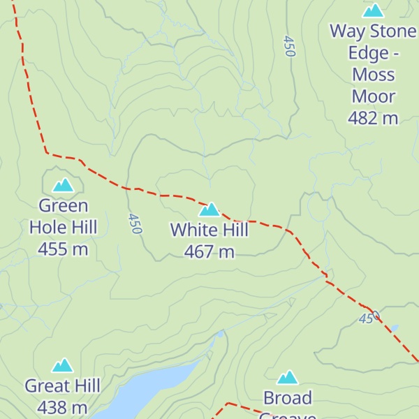 Map of White Hill