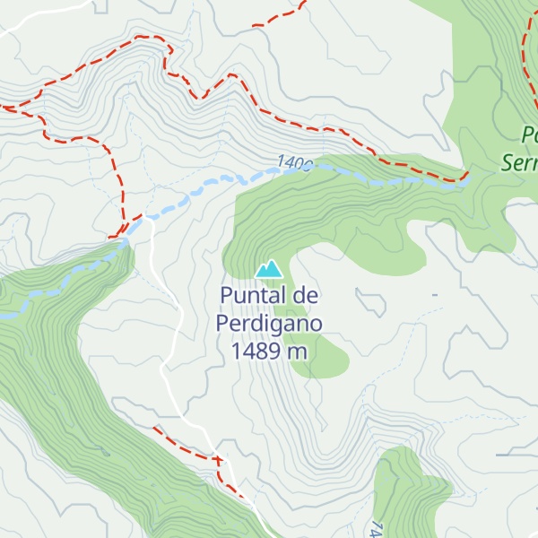 Map of Puntal de Perdigano