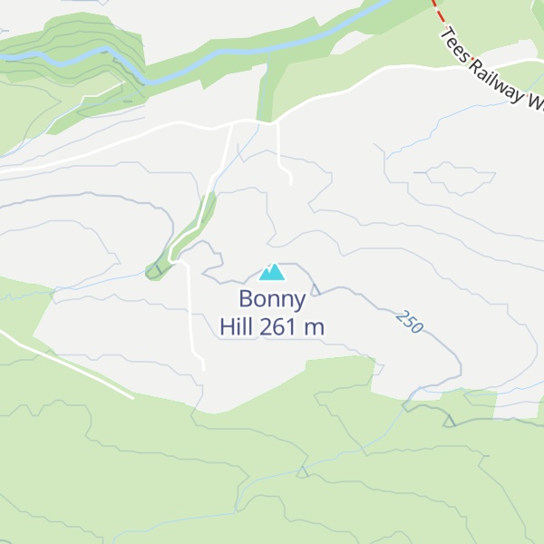 Map of Bonny Hill