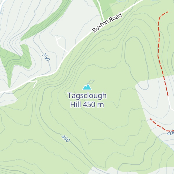 Map of Tagsclough Hill