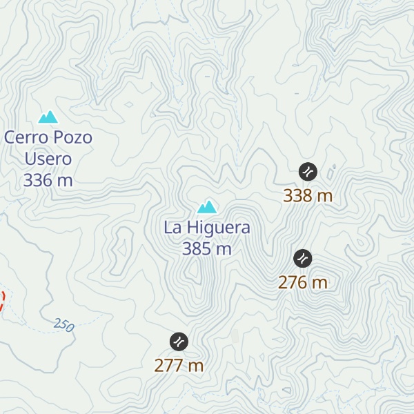 Map of La Higuera