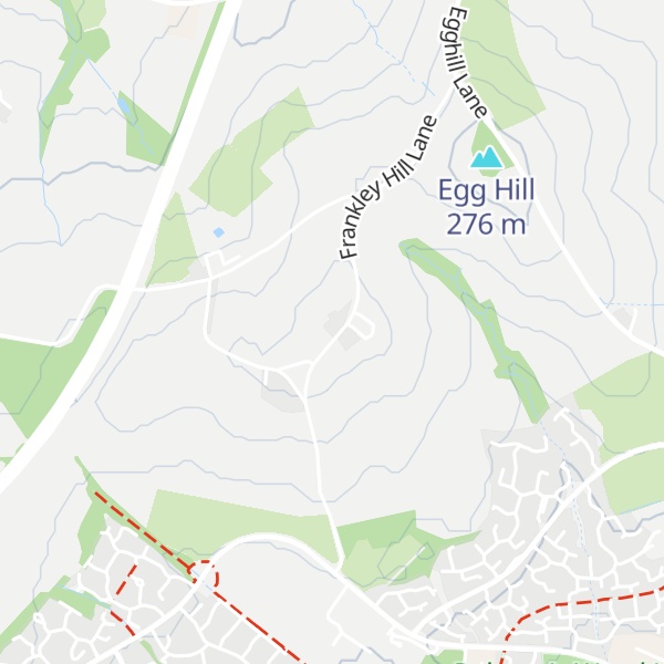 Map of Frankley Hill