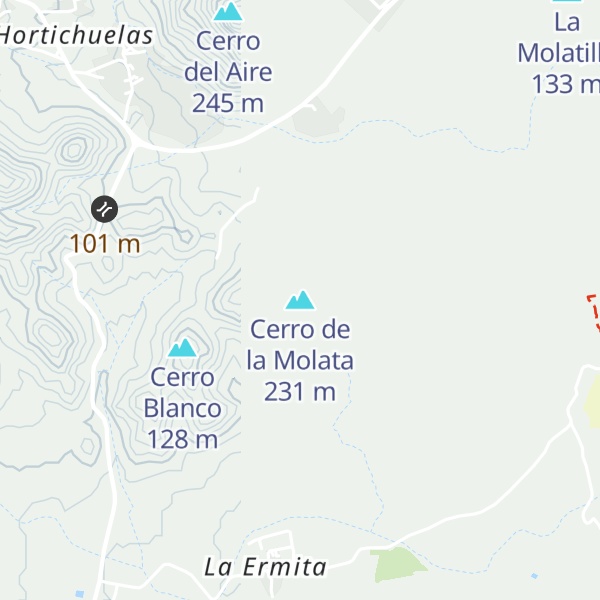 Map of Cerro de la Molata