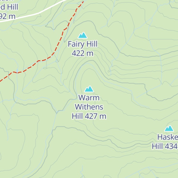 Map of Warm Withens Hill