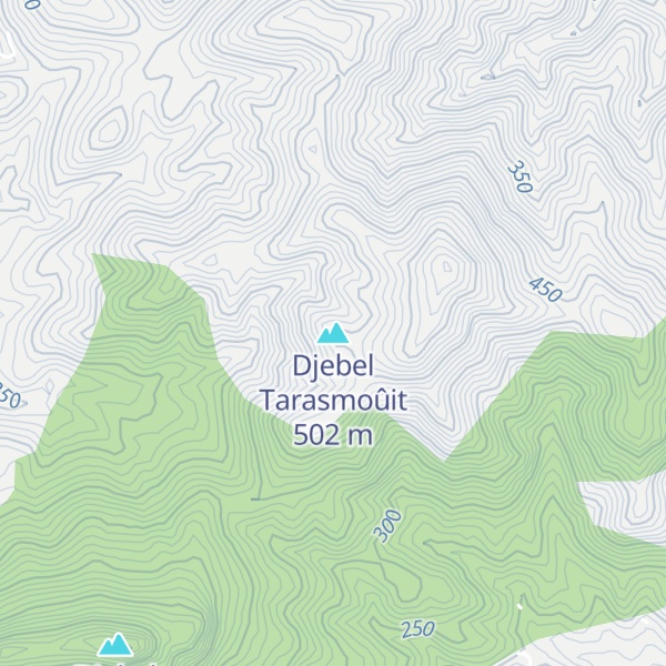 Map of Djebel Tarasmoûit