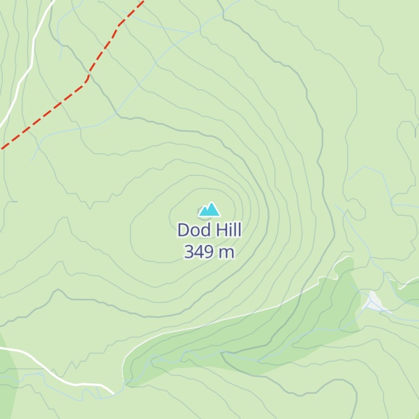 Map of Dod Hill